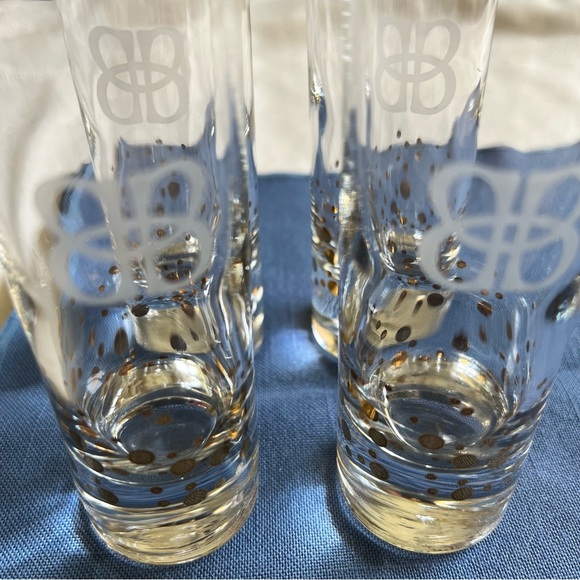 Set of 4 Etched B&B Cordial Glasses - Picture 6 of 6